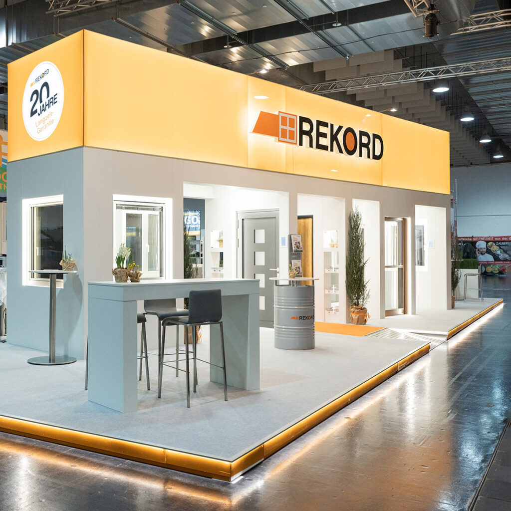 Rekord Fenster Messestand